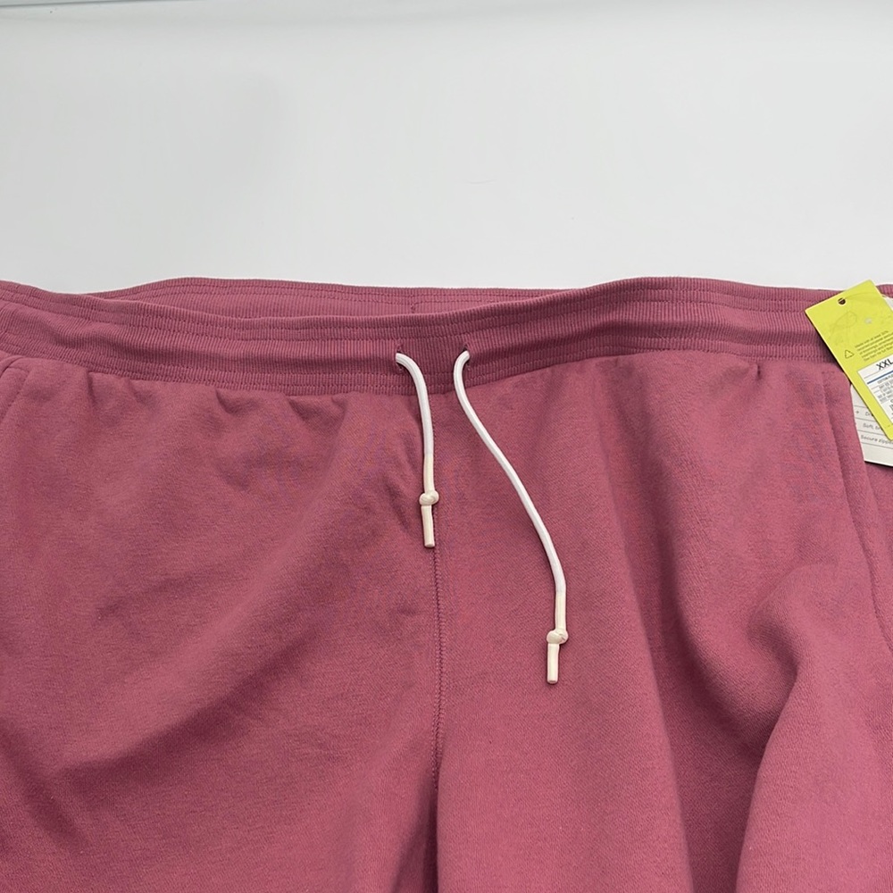 All In Motion XXL Pink Cotton Fleece Joggers